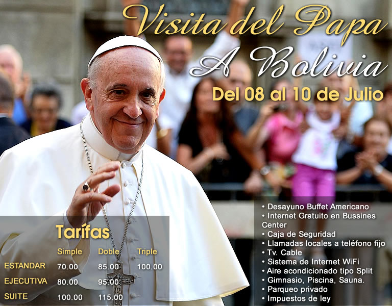 Visita del Papa en Bolivia